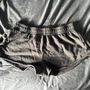 dark grey garage low waisted shorts